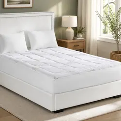 Queen Bamboo Pillowtop Mattress Topper Dimensions and Features