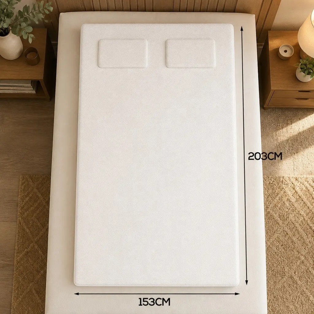 Bamboo Pillowtop Mattress Topper Queen Size Fitted Cooling Sleep Protector