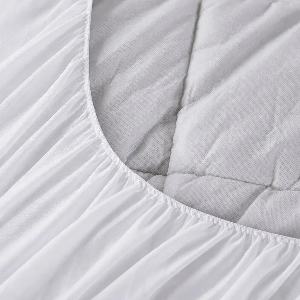Bamboo Pillowtop Mattress Topper Queen Size Fitted Cooling Sleep Protector