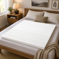 Natural Latex Mattress Topper Specifications for Queen Beds