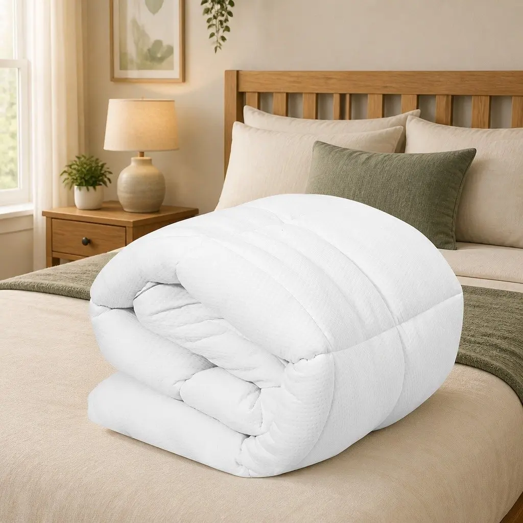 Mattress Topper for Queen Bed 5cm Thick Breathable Microfibre
