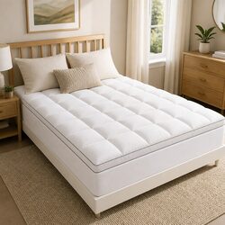 Pillowtop Mattress Topper Specifications: 5cm Thick Queen