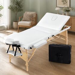 Adjustable Height Wooden Massage Table 70cm 3-Fold