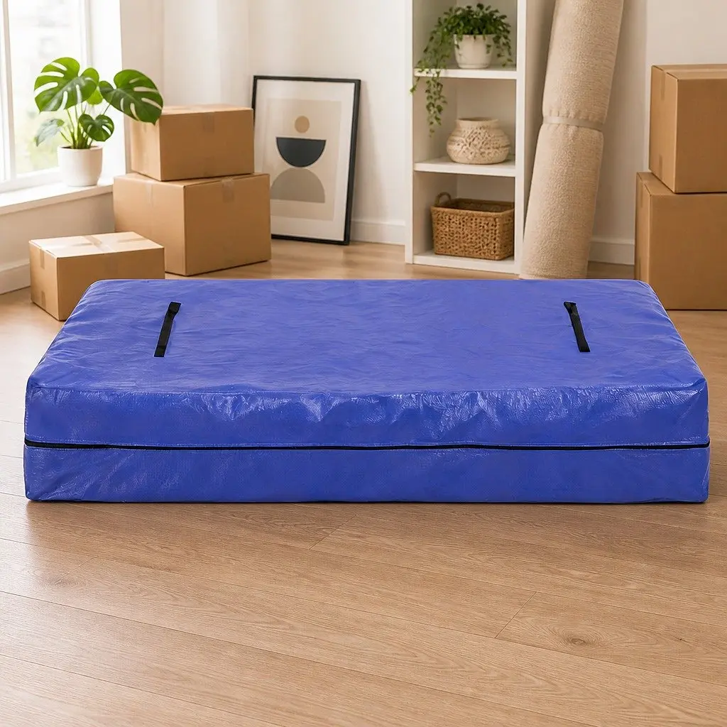 Mattress Bag Double Heavy-Duty Moving Storage Waterproof Dust Cover Protector