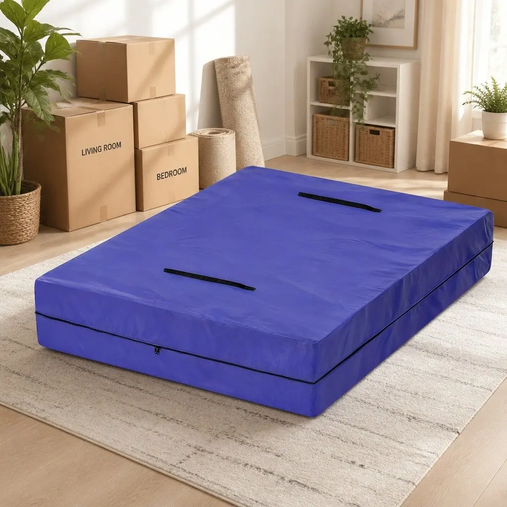 King Mattress Storage Bag Waterproof Moving Cover Dust Protector Easy Zipper