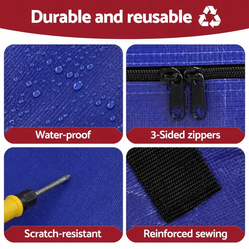 King Mattress Storage Bag Waterproof Moving Cover Dust Protector Easy Zipper