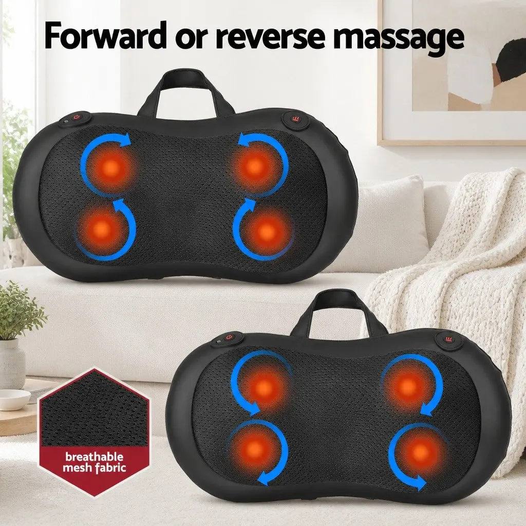 Neck Massager with Heat Kneading Back Massager Electric Shiatsu Muscle