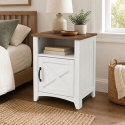 Detailed Specifications of Farmhouse Nightstand Set of 2