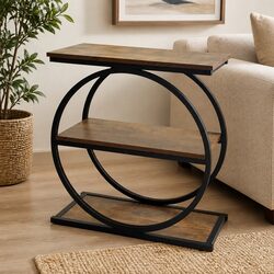 3 Tier Side Table: 60cm x 30cm x 65cm with E1 Particle Board