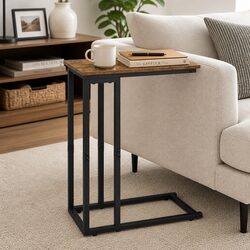 C Shaped Side Table Specifications: Compact and Durable