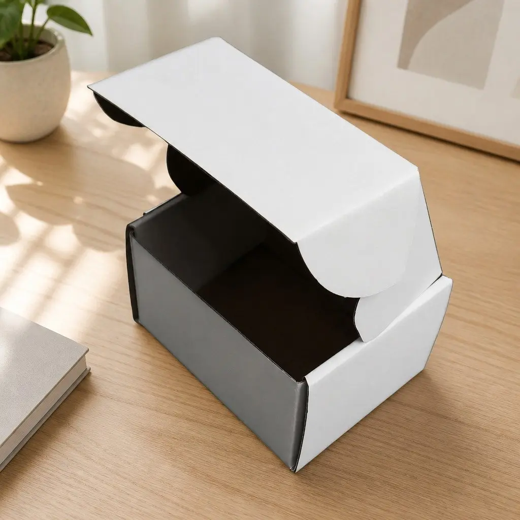 White Cardboard Mailer Box 125x100x75mm