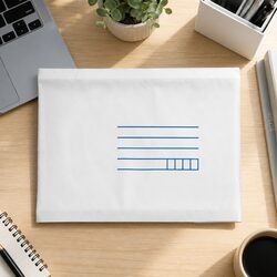 White Padded Bubble Mailer - 120x180mm, 100 Pack
