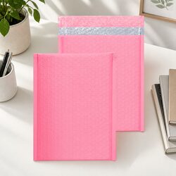 160x230mm Pink Bubble Padded Envelopes, 100 Pack