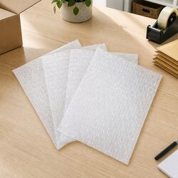 Clear Bubble Pouches 200 Pack - Dimensions 215x300mm