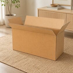 Brown Corrugated Mailing Box 20 Pack - Dimensions: 400x135x180mm