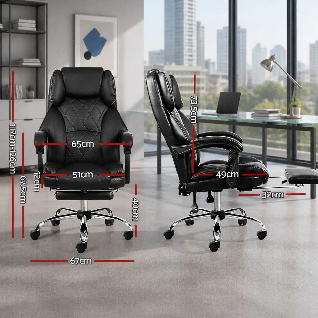 Executive Office Chair with Footrest