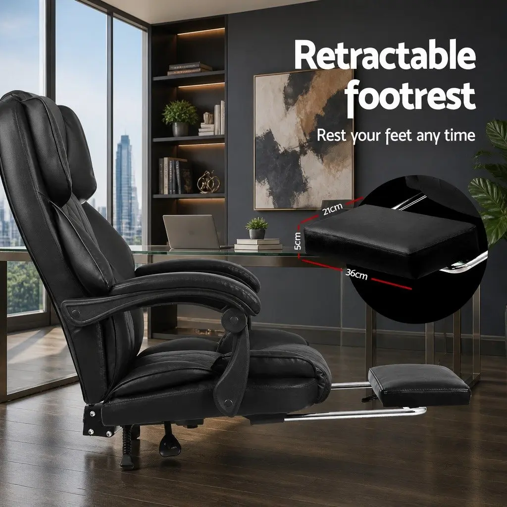 Executive Office Chair with Footrest