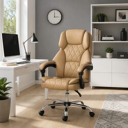 Specifications of High Back Reclining Office Chair in Brown