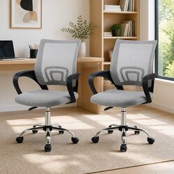 Specifications of Grey Mid-Back Mesh Office Chair
