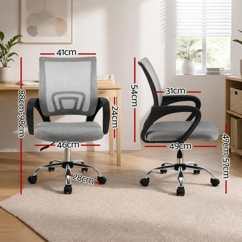 Grey Breathable Mesh Office Chair