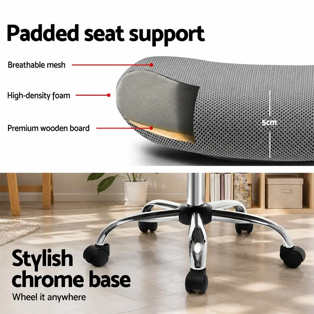 Grey Breathable Mesh Office Chair