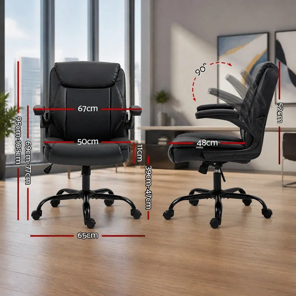 Black Adjustable Height Office Chair