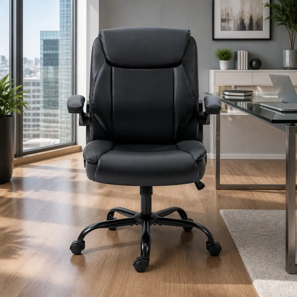 Black Adjustable Height Office Chair