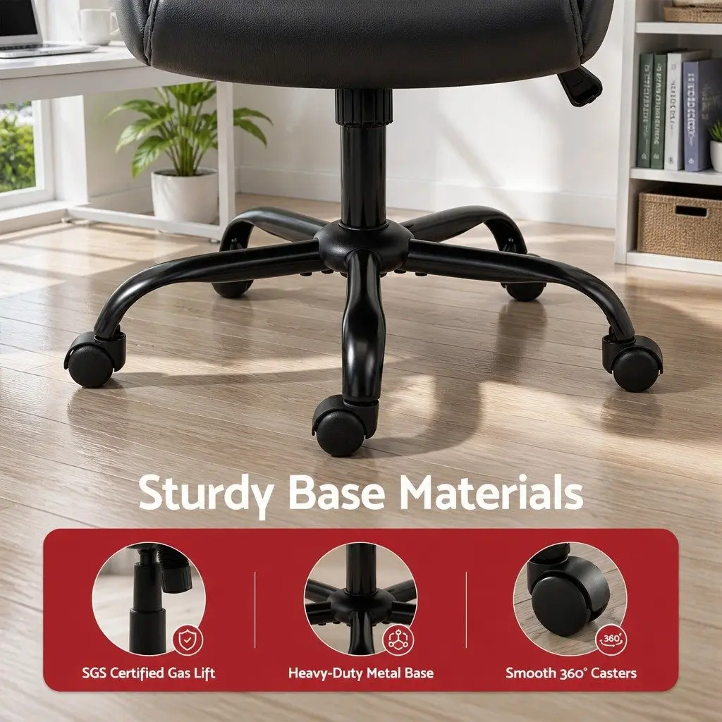 Black Adjustable Height Office Chair