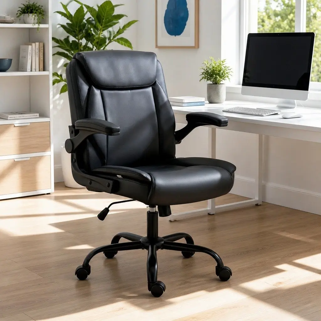 Black Adjustable Height Office Chair