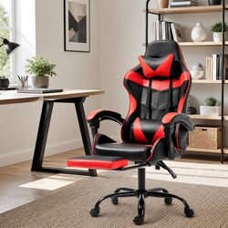 Gaming Office Chair Specs: Recliner with Footrest