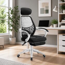 Specifications of the Mesh Office Chair with Footrest