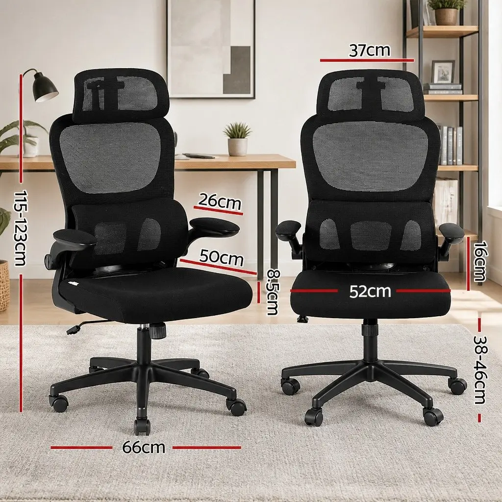 Ergonomic Office Chair for Workspace High Back Black