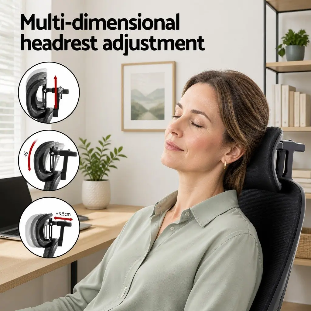 Ergonomic Office Chair for Workspace High Back Black