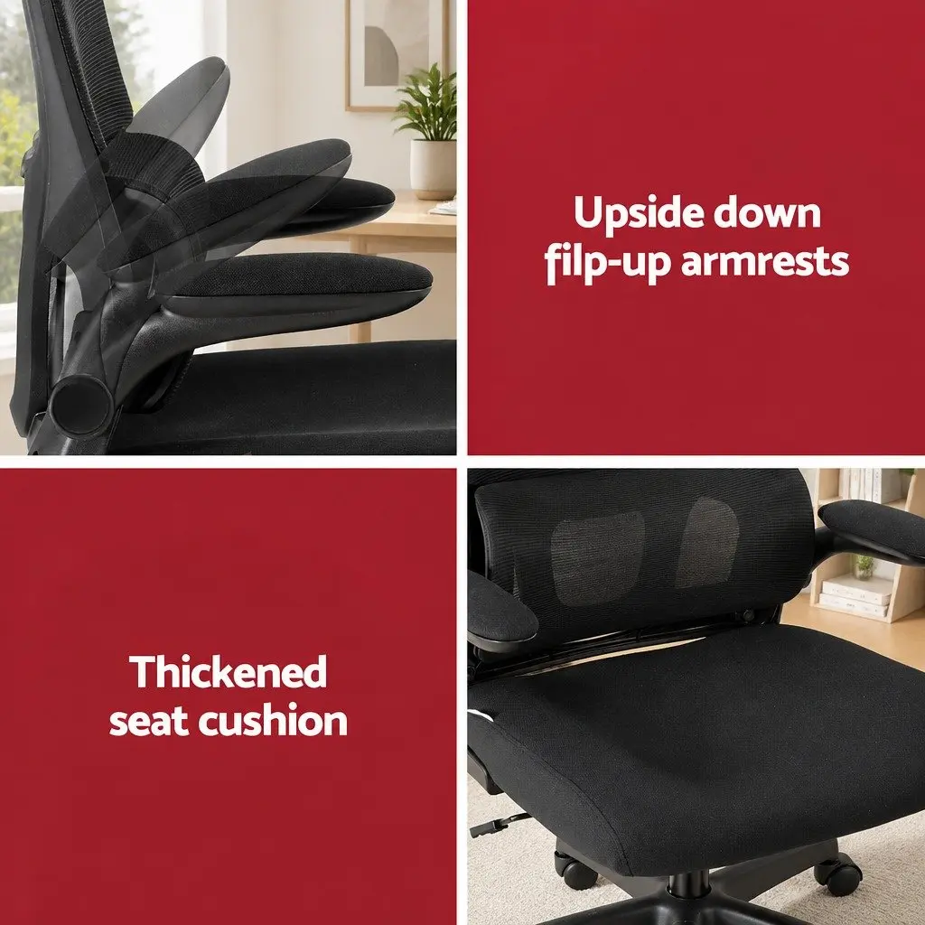 Ergonomic Office Chair for Workspace High Back Black