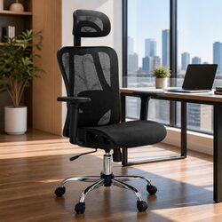 Ergonomic Office Chair: Mesh, Adjustable, and High Back Design