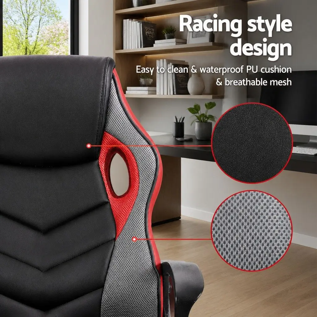 High-Back Red Gaming Office Chair