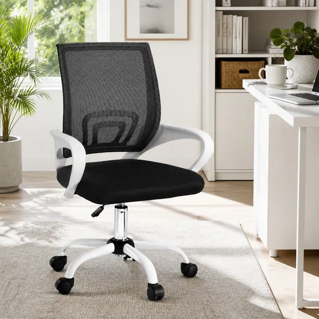 Mid Back Mesh Office Chair with Adjustable Height