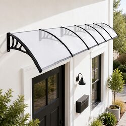 Window Door Awning Specs: 1M x 6M, Transparent PC Panel