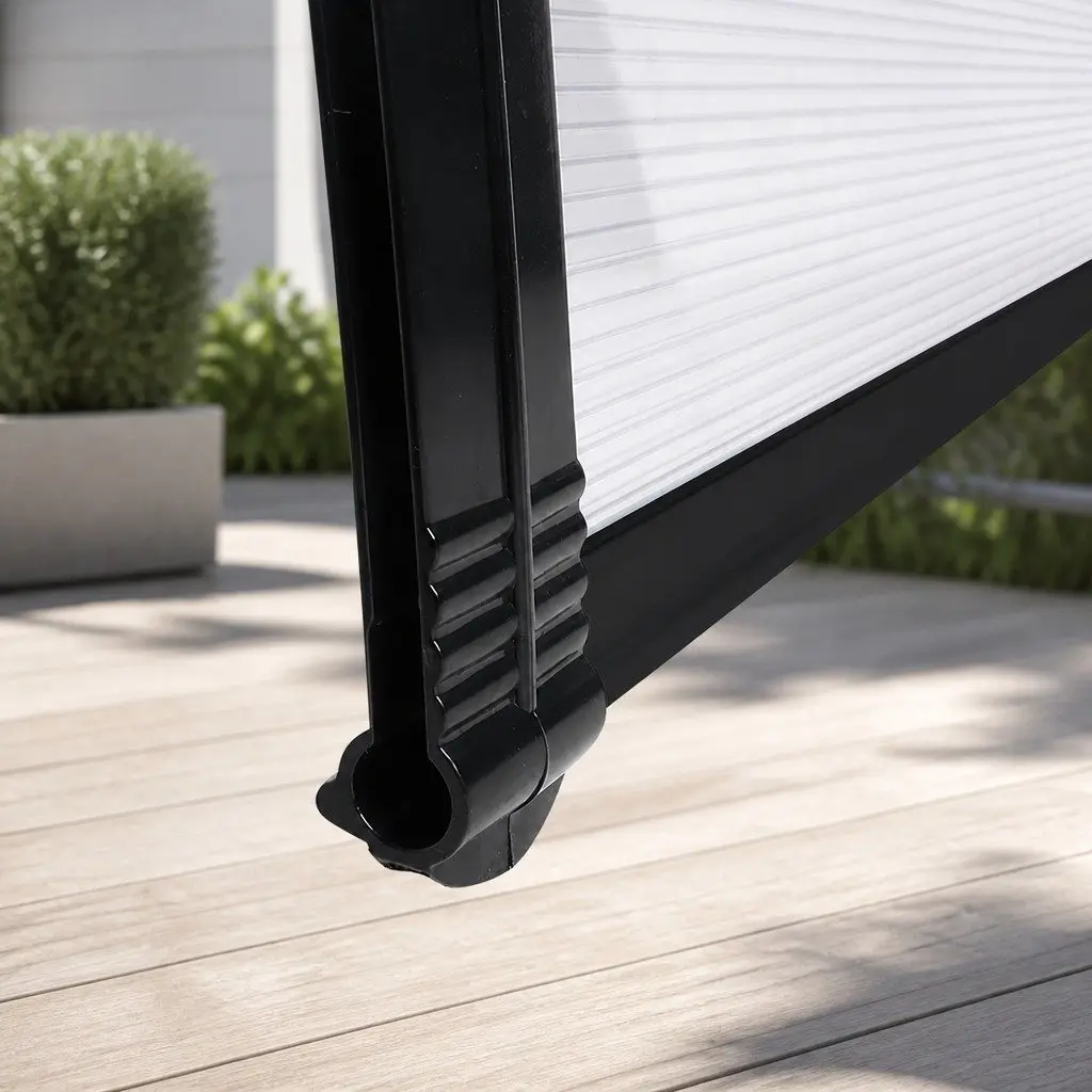 Window Door Awning Outdoor Canopy Transparent 1M x 1.2M