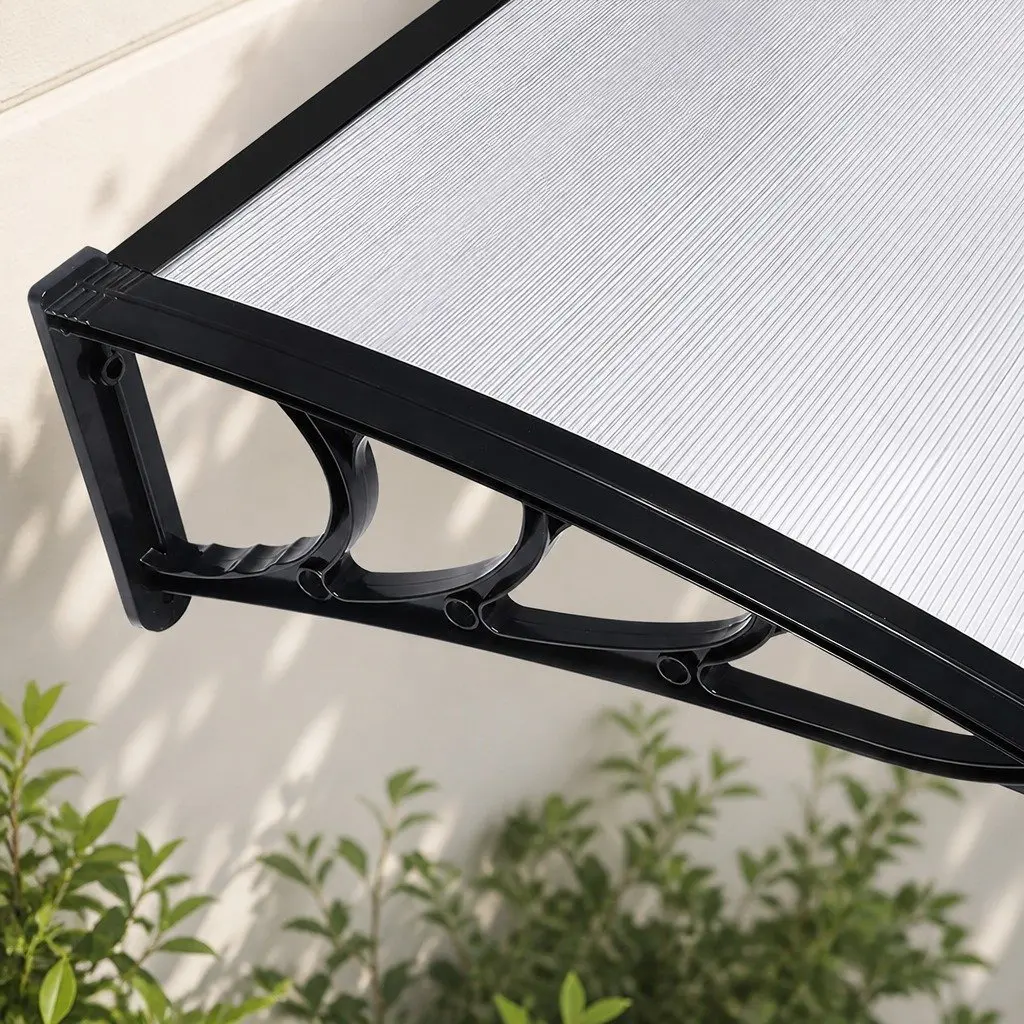 Window Door Awning Outdoor Canopy Transparent 1M x 1.2M