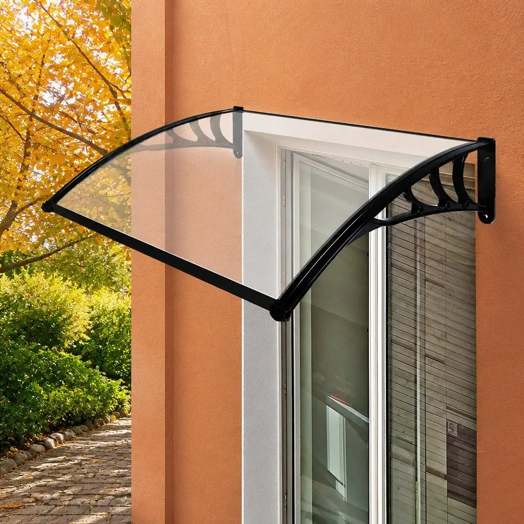 Window Door Awning Outdoor Canopy Transparent 1M x 1.2M