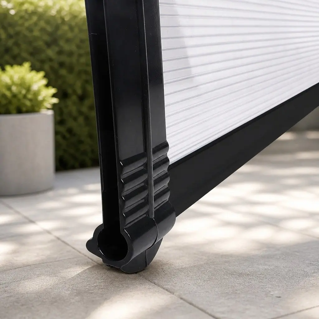 Window Door Awning Outdoor 1M x 2.4M Transparent Polycarbonate Panel Shade