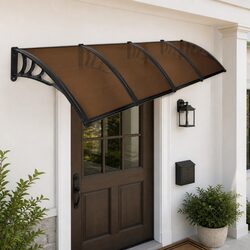 1M x 4M Brown Outdoor Awning Specifications and Details