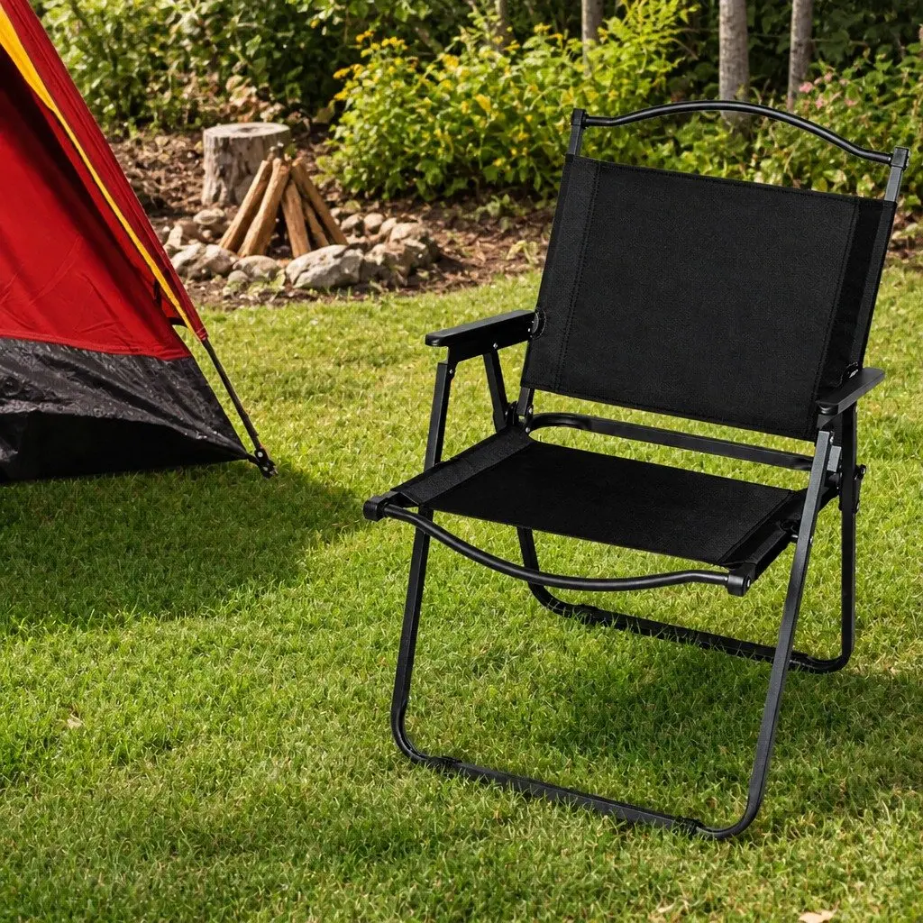 Camping Chair Folding Portable Lightweight Outdoor Backyard Garden Relaxing Seat