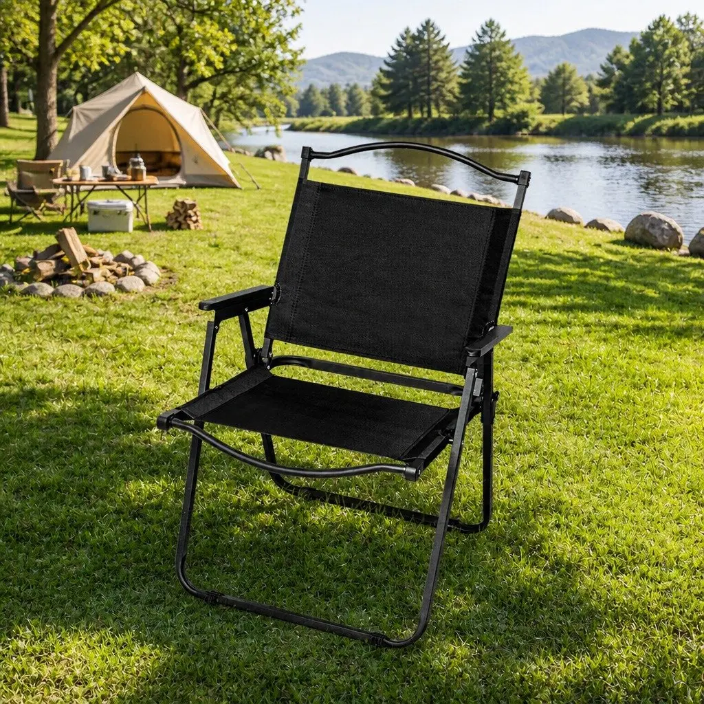 Camping Chair Folding Portable Lightweight Outdoor Backyard Garden Relaxing Seat