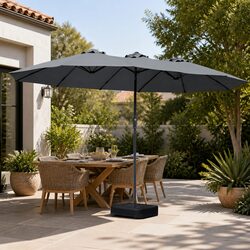 4.5M Double-Sided Patio Umbrella Specifications and Features