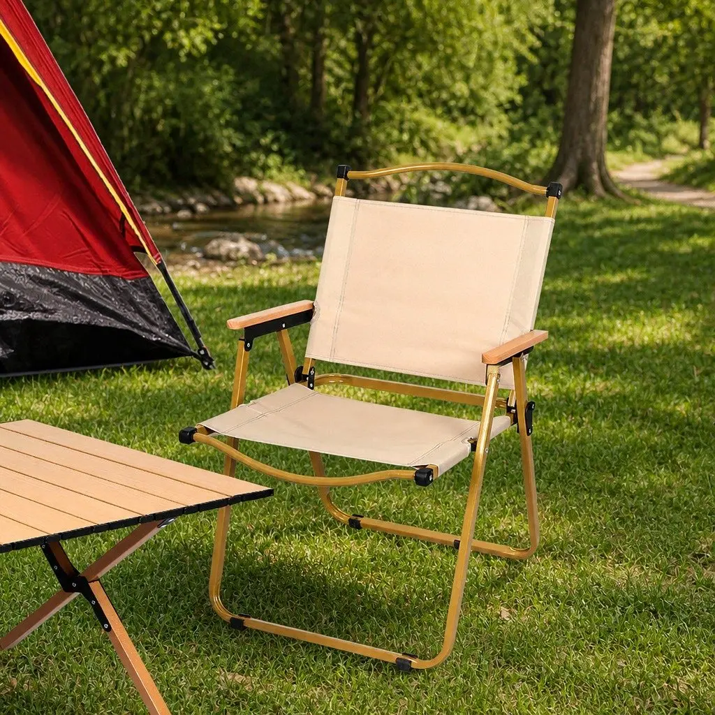Folding Camping Chair Outdoor Portable Lightweight Picnic Garden Backyard