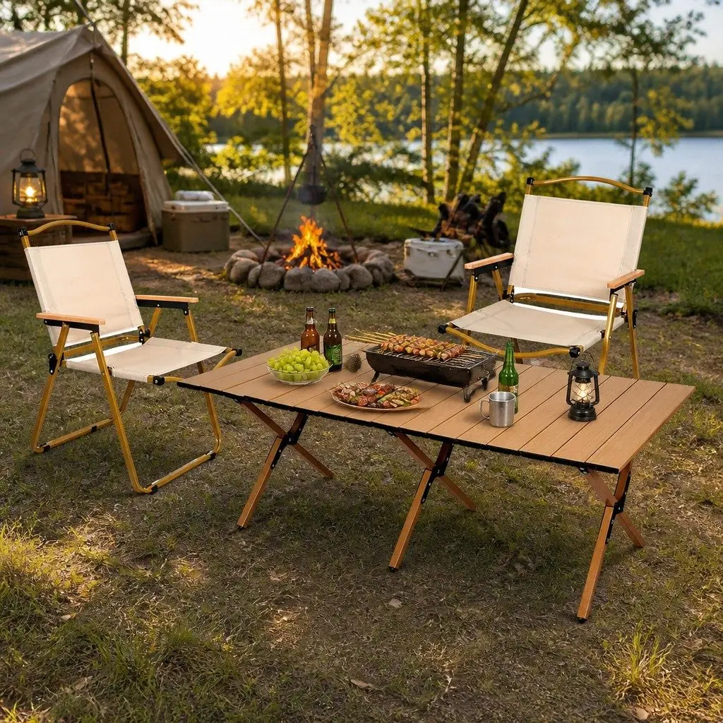 Folding Camping Table and Chair Set