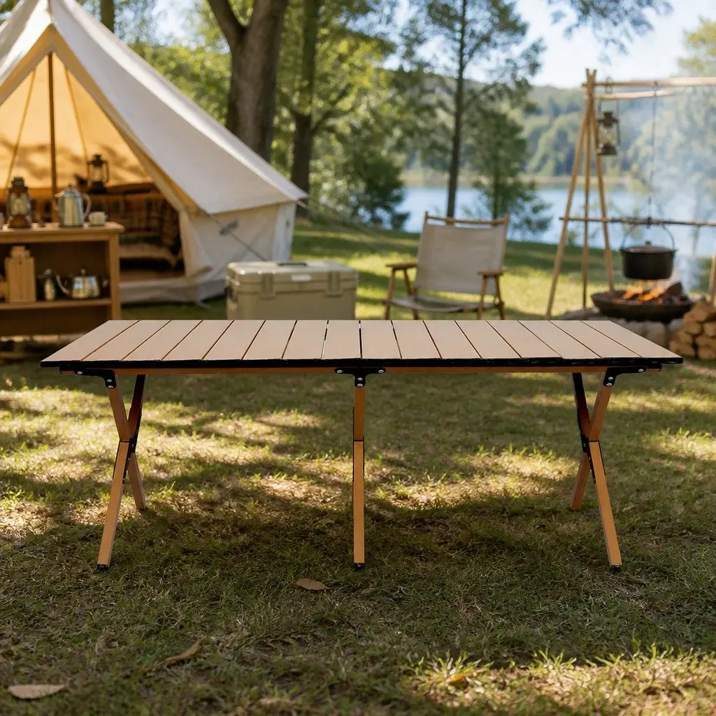 Folding Camping Table and Chairs with