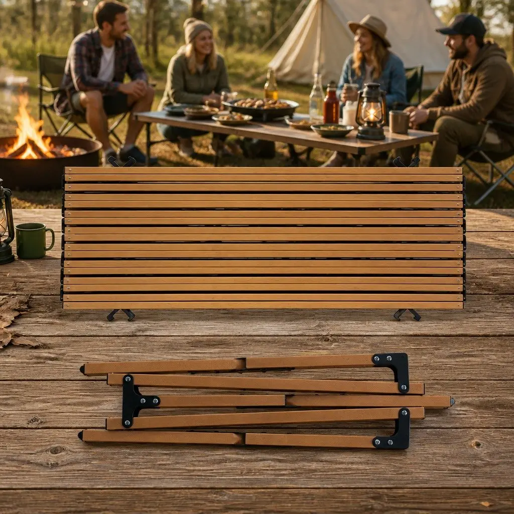 Folding Camping Table and Chairs with